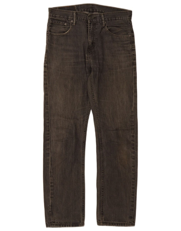 Мужские прямые джинсы Levi's 513 W30 L30 серые, хлопок