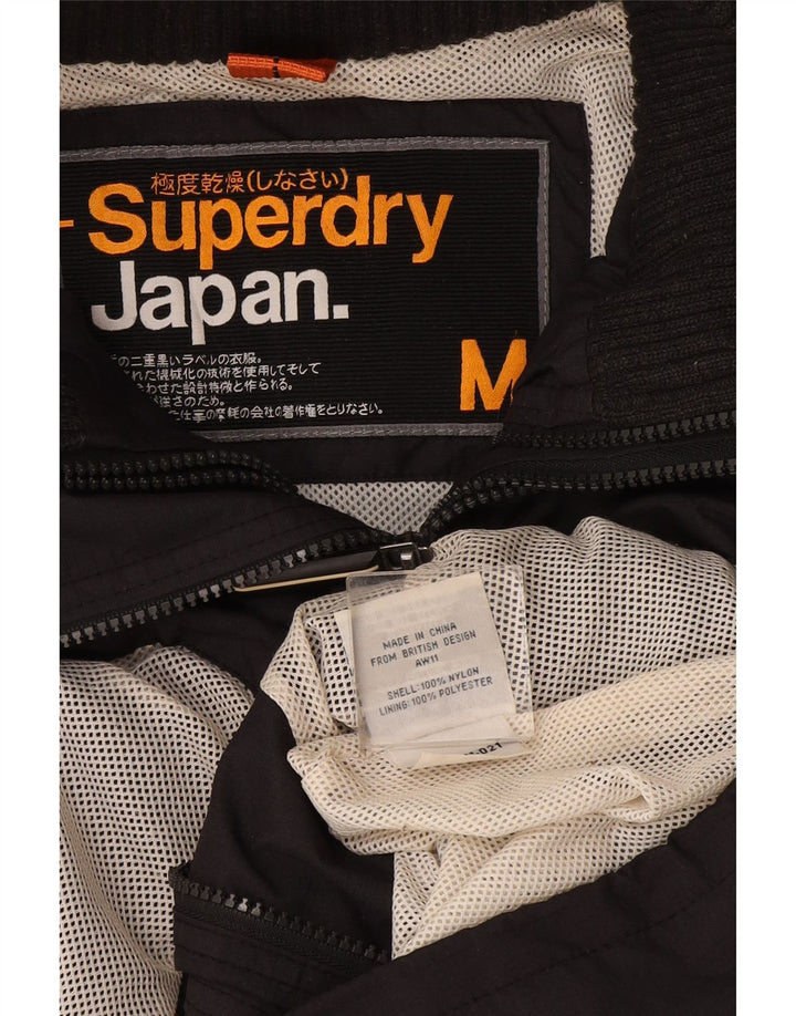 Женская дождевик Superdry UK 14, средний серый нейлон