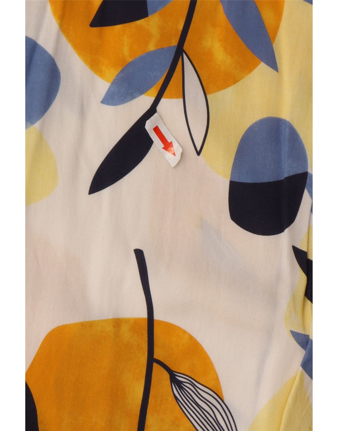 Винтажная мужская рубашка с коротким рукавом 2XL, разноцветная вискоза с цветочным принтом