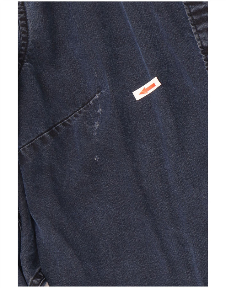 Женская джинсовая рубашка Lee Regular Fit UK 10, маленькая, темно-синяя, лиоцелл