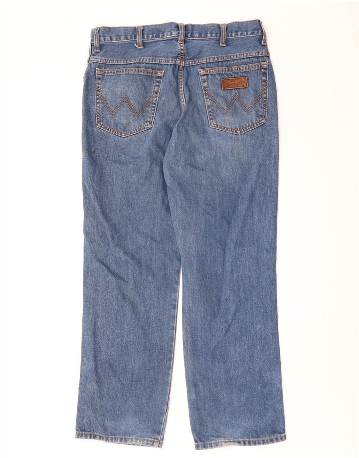 Мужские прямые джинсы Wrangler Ohio W34 L30, синий хлопок