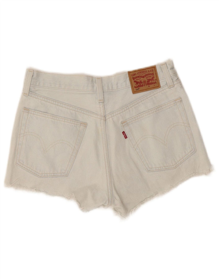 Женские джинсовые шорты Levi's 501 W26, маленькие синие, хлопок