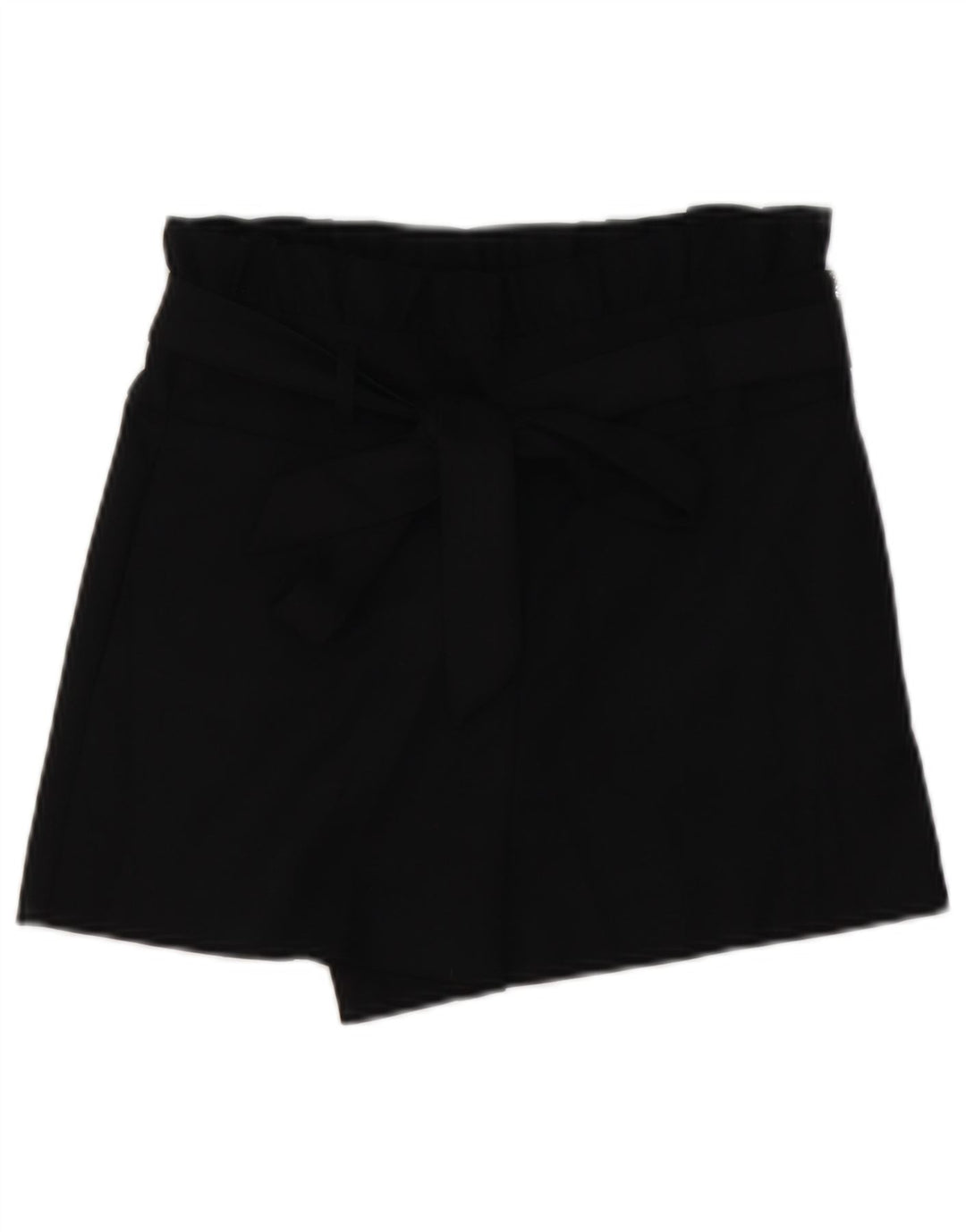 Женские шорты Zara Trafaluc с высокой талией, маленькие W26, черные, полиэстер