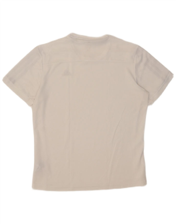 Мужская футболка Adidas Climalite Top Medium White Polyester