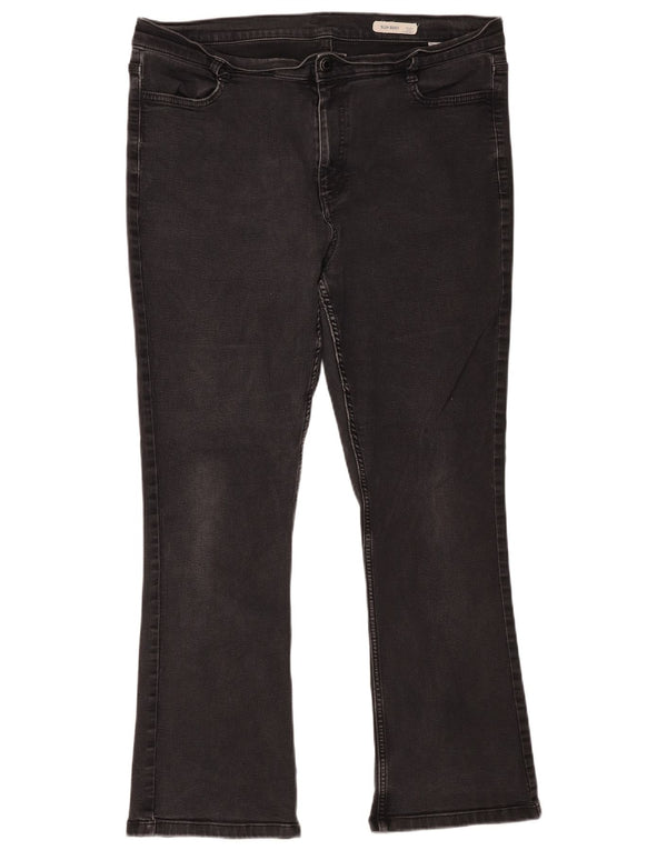 Женские узкие джинсы Marks & Spencer Bootcut UK 18 XL W40 L28, черный хлопок