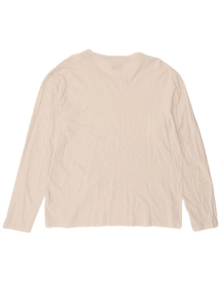 Мужской топ Levi's с длинным рукавом XL, белый хлопок