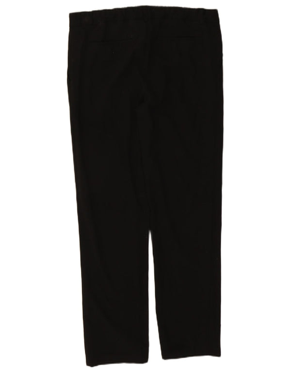 Мужские прямые костюмные брюки Marks & Spencer W34 L29 черные