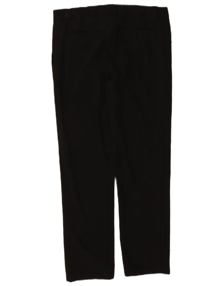 Мужские прямые костюмные брюки Marks & Spencer W34 L29 черные