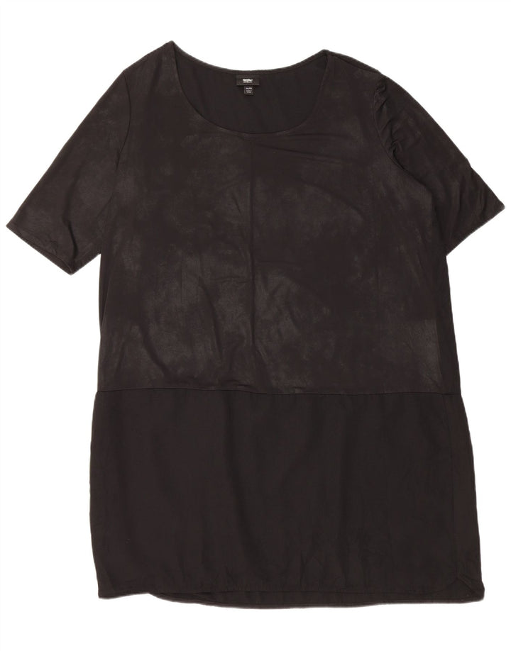 Женское платье прямого кроя MOSSIMO UK 20 2XL, черный полиэстер