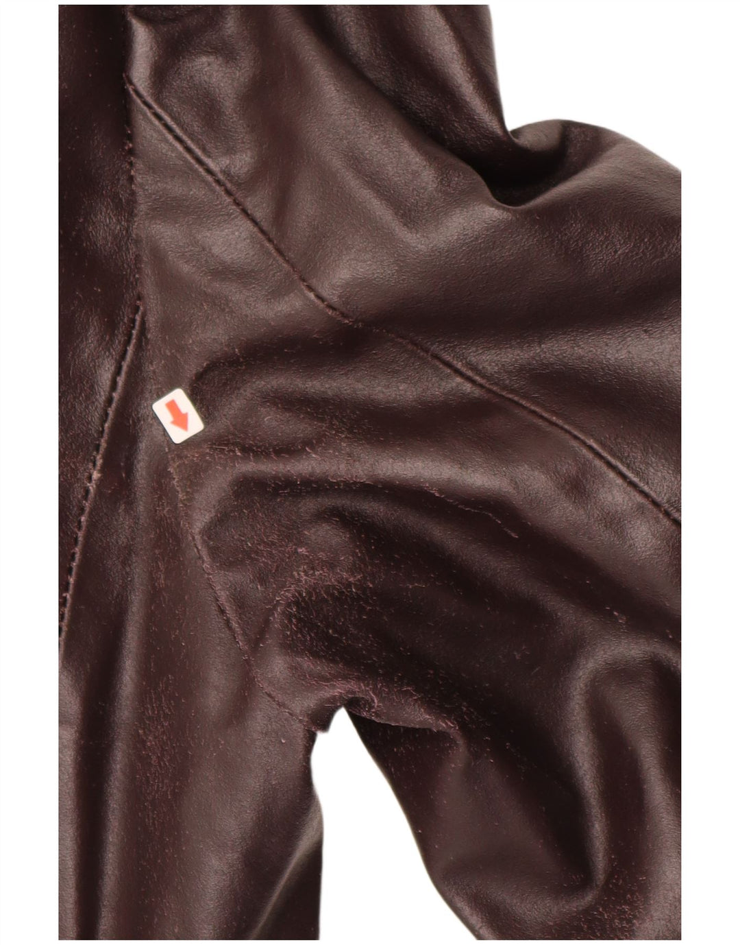 METROPOLITAN Мужское кожаное пальто IT 50 Большое Коричневое Кожаное