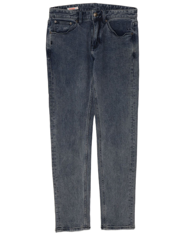 Мужские узкие джинсы Sun68 W31 L30, синий хлопок