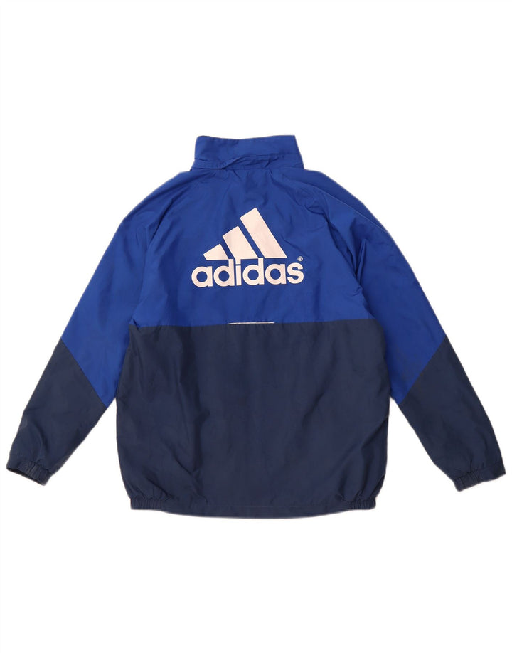 Спортивный костюм ADIDAS Clima Proof для мальчиков, верхняя куртка 11–12 лет, темно-синий