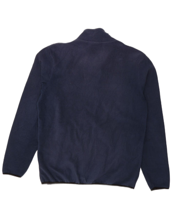 Мужская флисовая куртка DIADORA UK 40, большая, темно-синяя