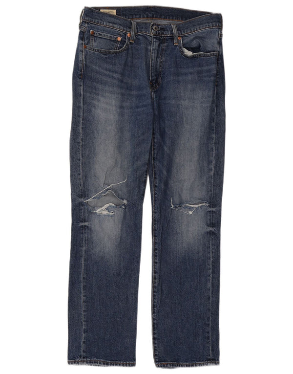 Мужские прямые джинсы Levi's 514 W32 L30, синий хлопок