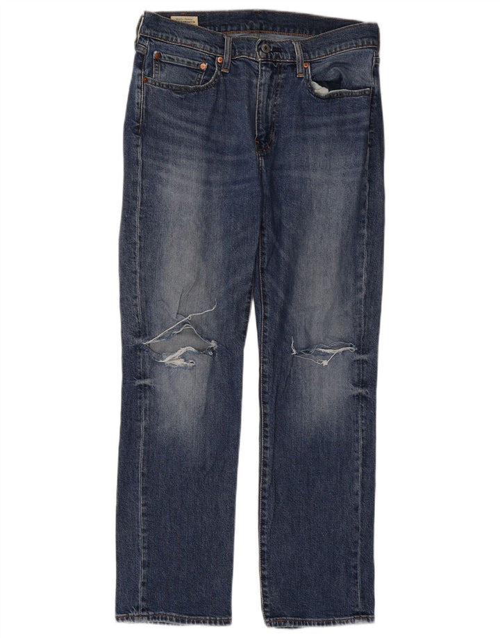 Мужские прямые джинсы Levi's 514 W32 L30, синий хлопок