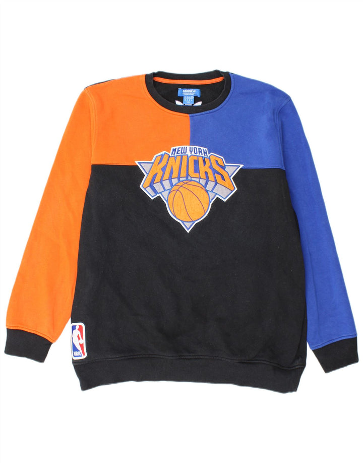 Мужской свитер ADIDAS New York Knicks, джемпер XL, разноцветный, с цветными блоками