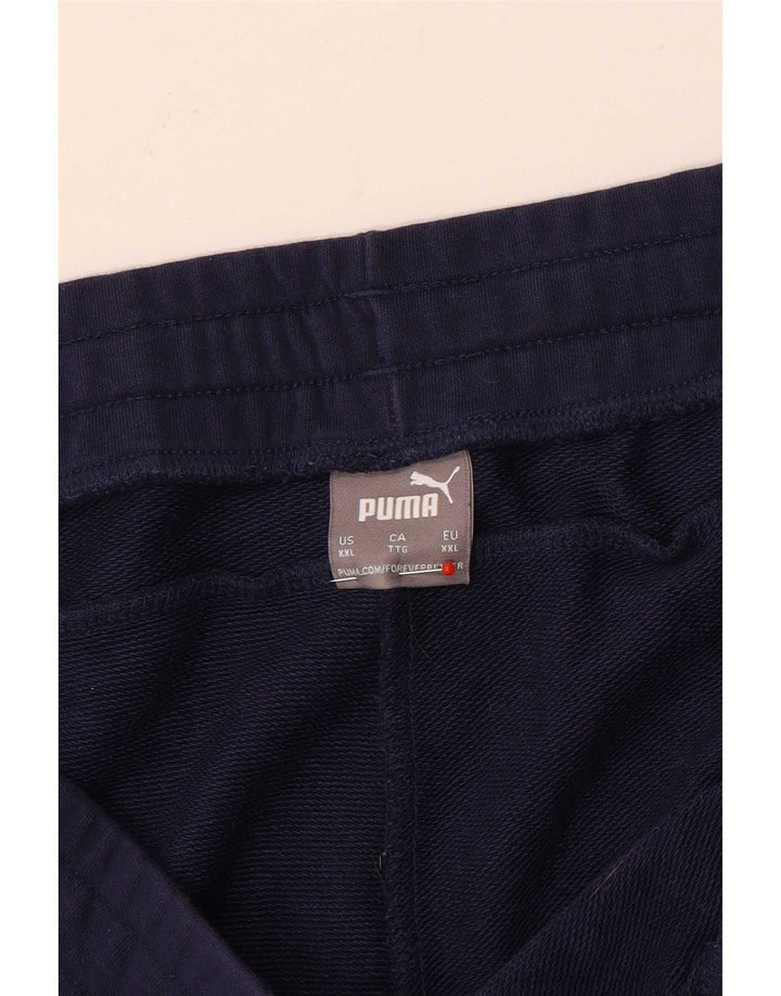 Мужские спортивные брюки Puma джоггеры 2XL темно-синие