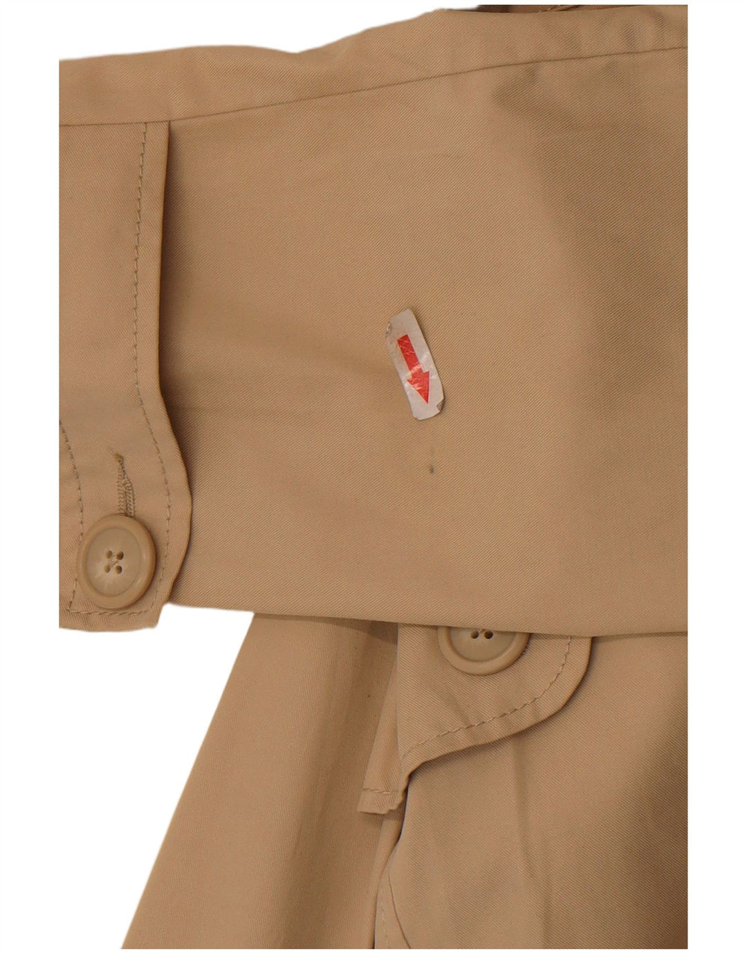 Женский тренч Sisley IT 46, большой, бежевый, хлопок
