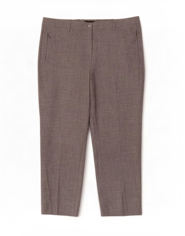 Marks & Spencer Womens Straight Casual Trousers UK 18 XL W36 L28 Grey