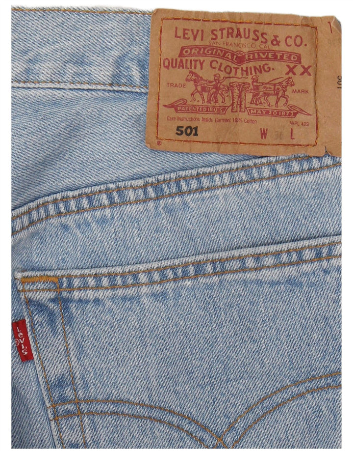 Мужские прямые джинсы LEVI'S 501 W36 L29 синие