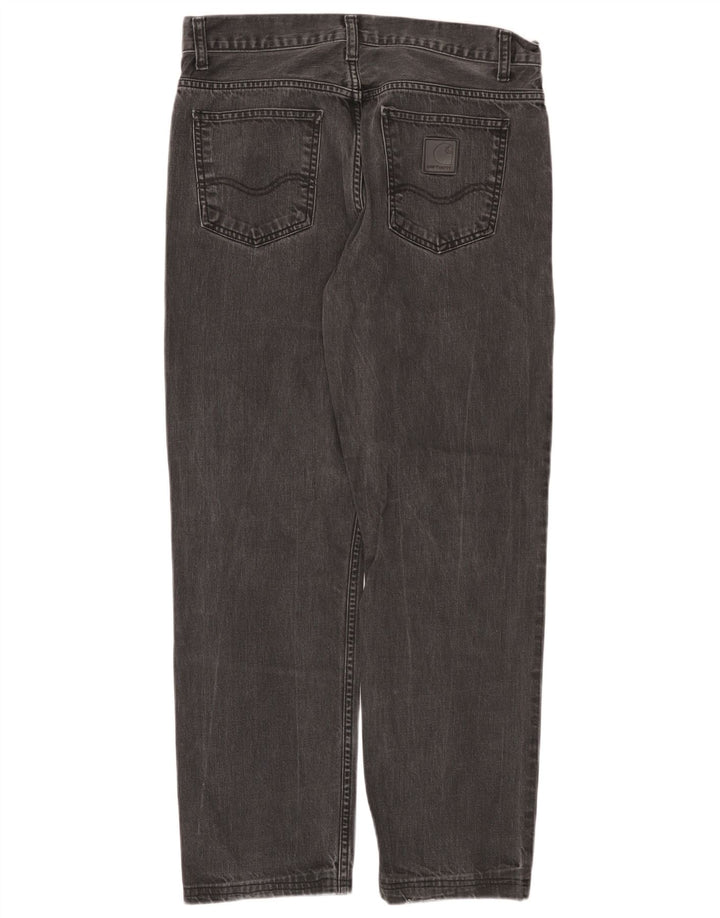 Мужские прямые джинсы Carhartt W31 L28, серый хлопок