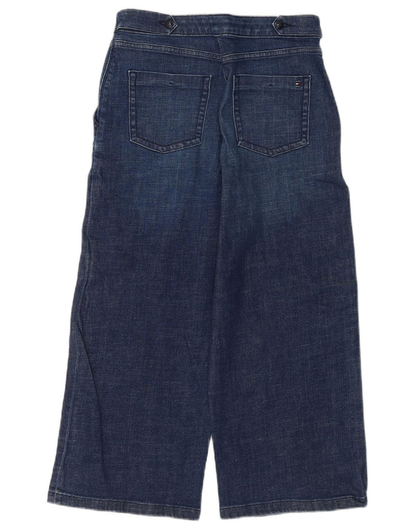Женские укороченные широкие джинсы Tommy Hilfiger W29 L23, синий хлопок