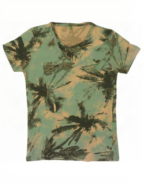 Мужская футболка Benetton Top Small Green Hawaiian