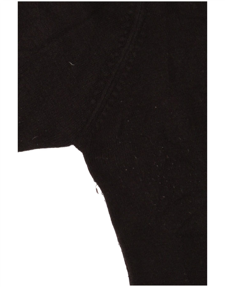 Женский джемпер с высоким воротником Essentials UK 14, средний черный акрил