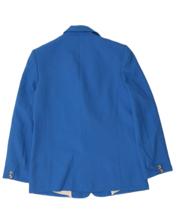 Женский пиджак оверсайз с 2 пуговицами Zara UK 6 XS, синий