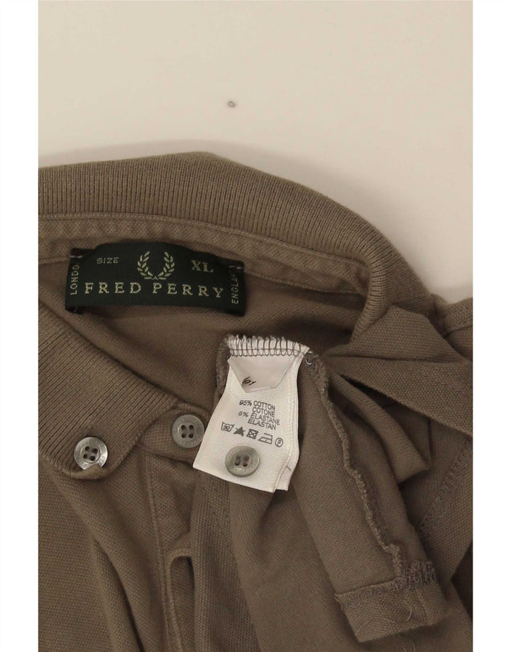 Мужская рубашка-поло Fred Perry XL, серый хлопок