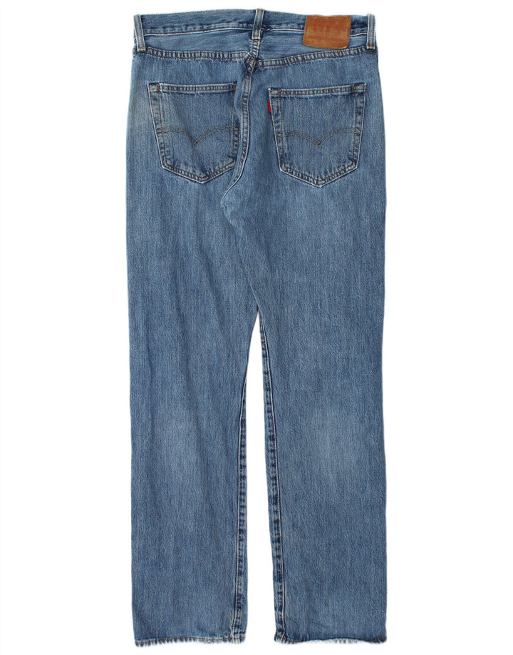 Мужские прямые джинсы Levi's 501 W32 L32 синие, хлопок