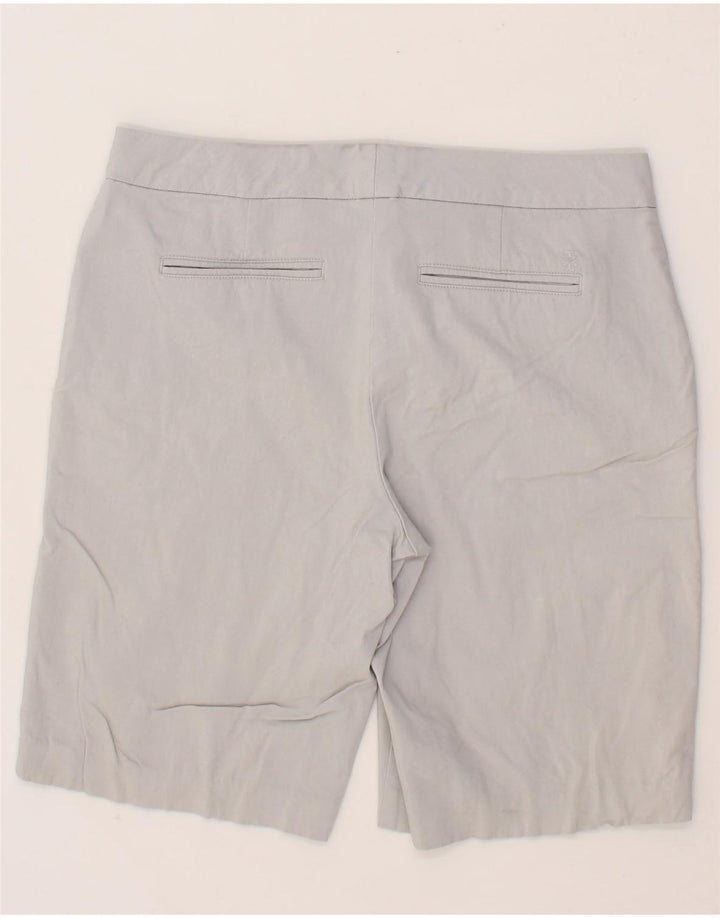 IZOD Womens Chino Shorts US 8 Medium W30 Grey Rayon Vintage Izod and Second-Hand Izod from Messina Hembry 