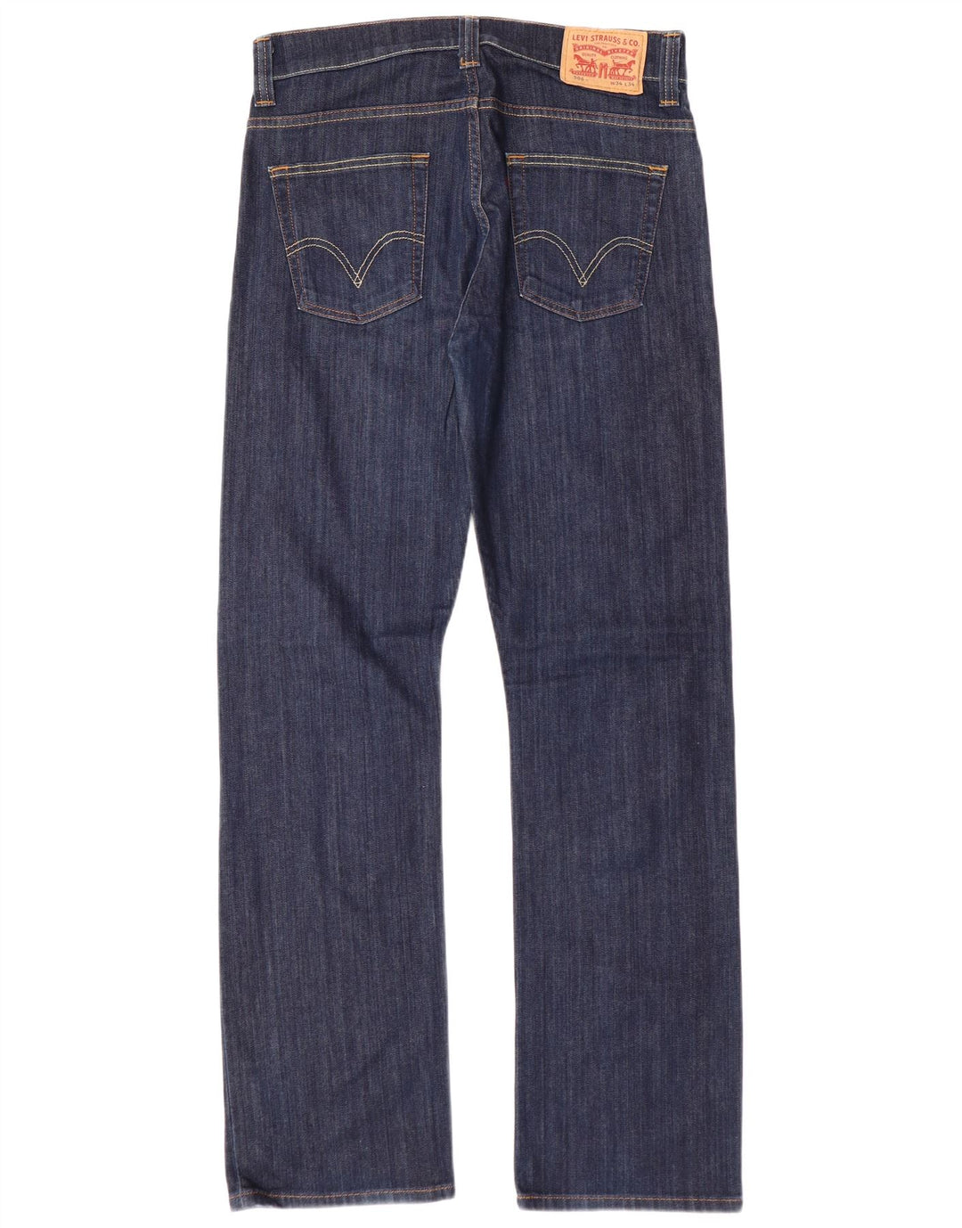 Мужские прямые джинсы Levi's 506 W34 L34 темно-синие, хлопок