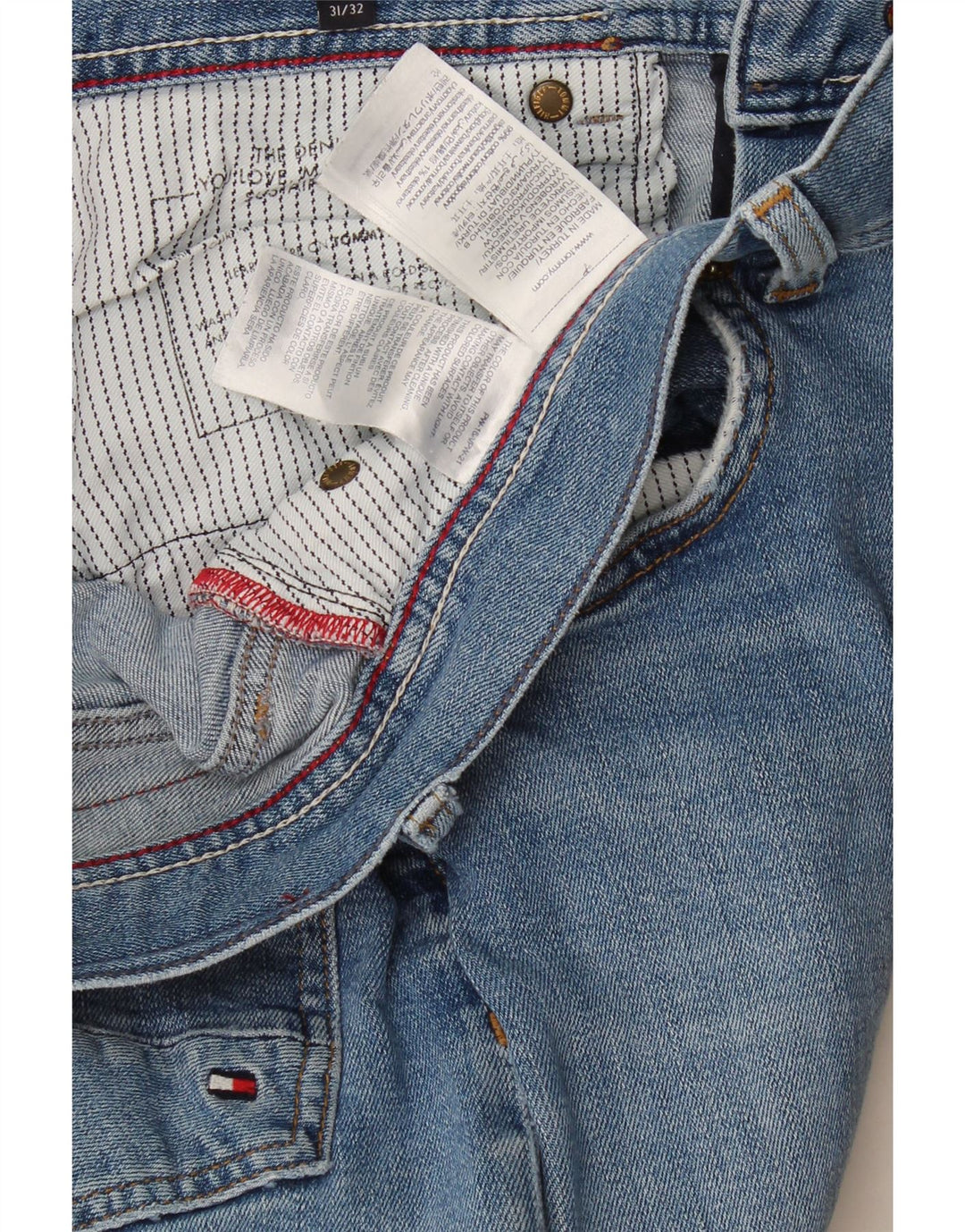 Женские узкие джинсы Tommy Hilfiger W31 L28 Синие, хлопок