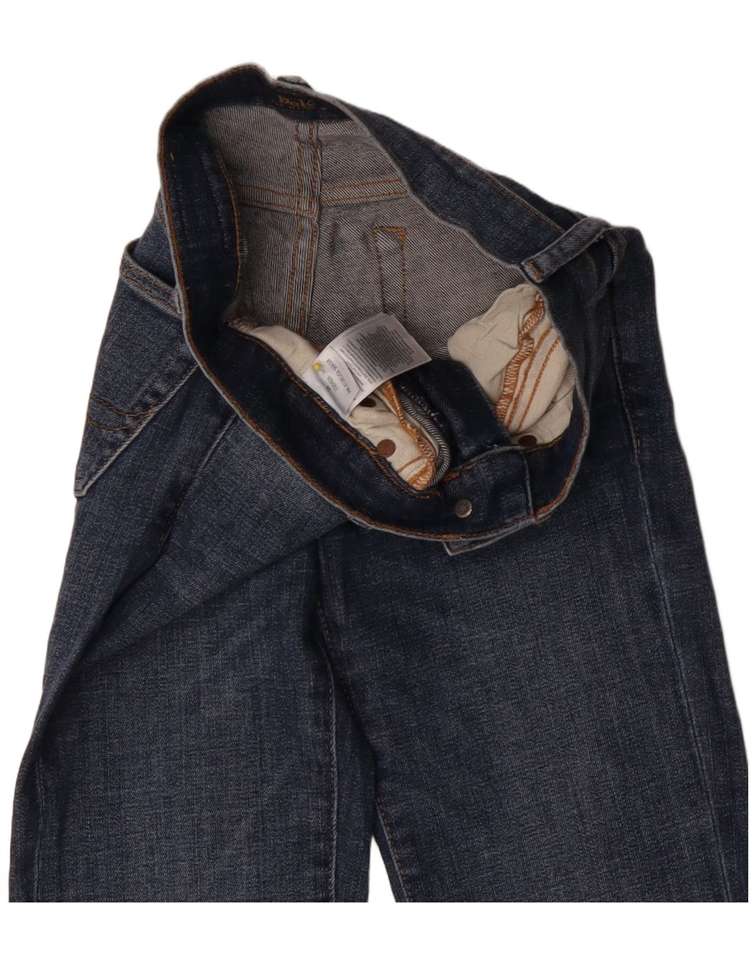 Женские узкие джинсы Polo Ralph Lauren W24 L30 синие, хлопок