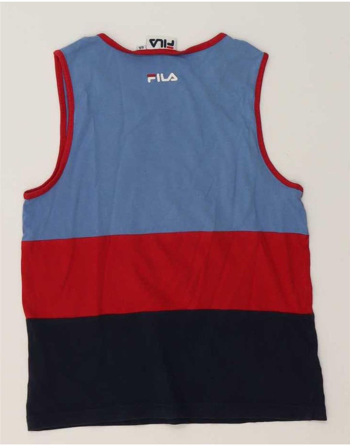 Жилет Fila для мальчиков 7-8 лет, разноцветный с цветными блоками