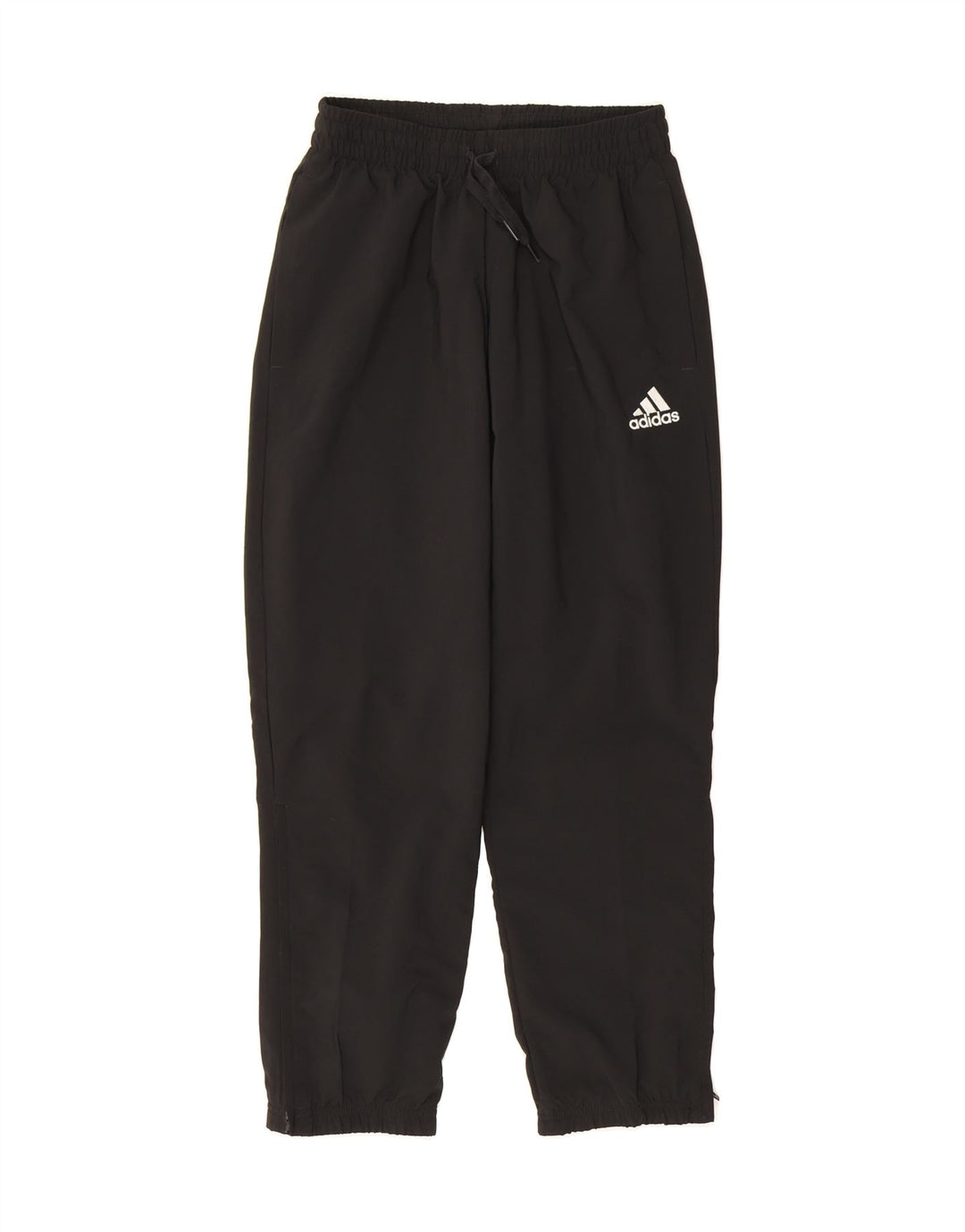 ADIDAS Mens Tracksuit Trousers Joggers Small Black Polyester Vintage Adidas and Second-Hand Adidas from Messina Hembry 