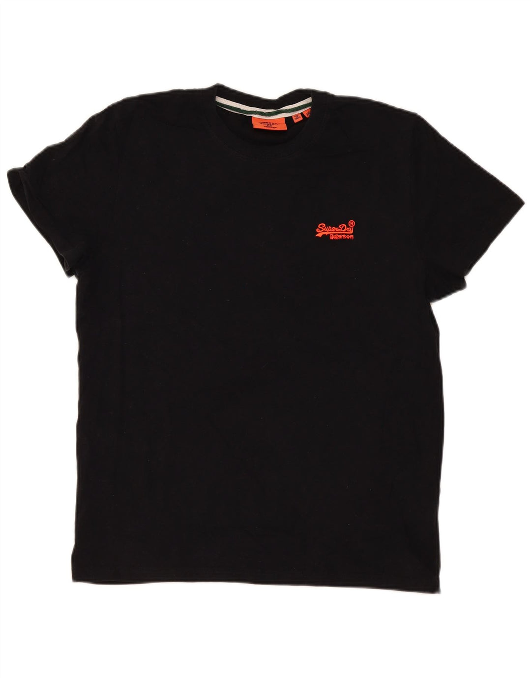 Женская футболка Superdry Top 2XL, черный хлопок