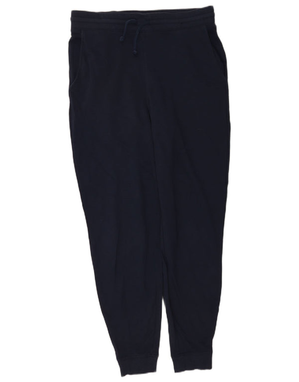 Marks & Spencer Womens Tracksuit Trousers Joggers UK 12 Medium Navy Blue