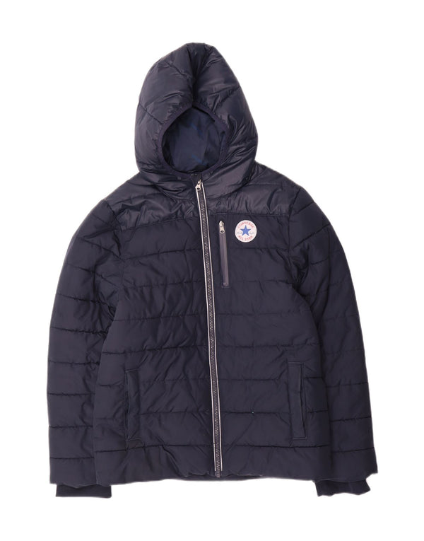 Утепленная куртка Converse Boys с капюшоном 13-14 лет XL Темно-синяя