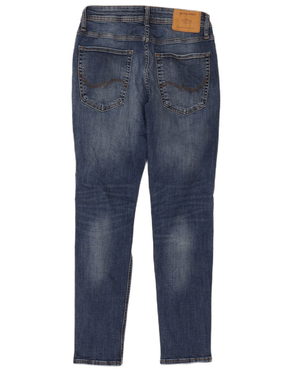 Мужские джинсы скинни Jack & Jones Liam W30 L30, синий хлопок