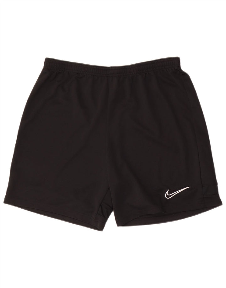 Мужские спортивные шорты Nike Dri Fit, большие черные, полиэстер