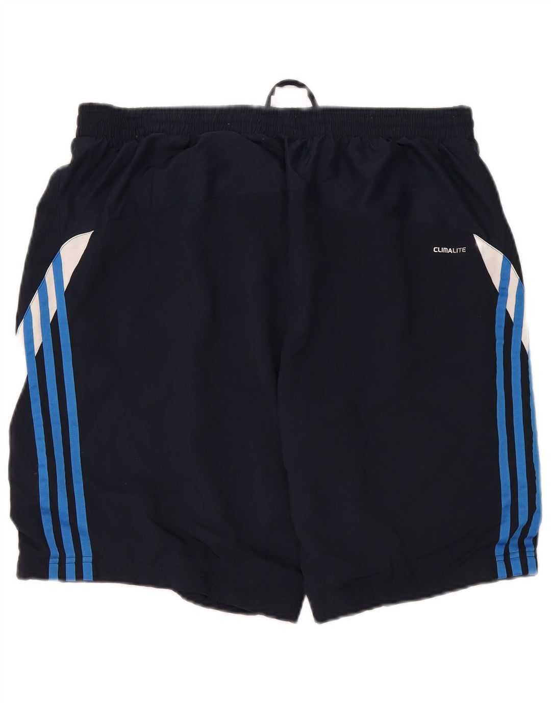 Мужские спортивные шорты Adidas XL темно-синие из полиэстера с цветными блоками