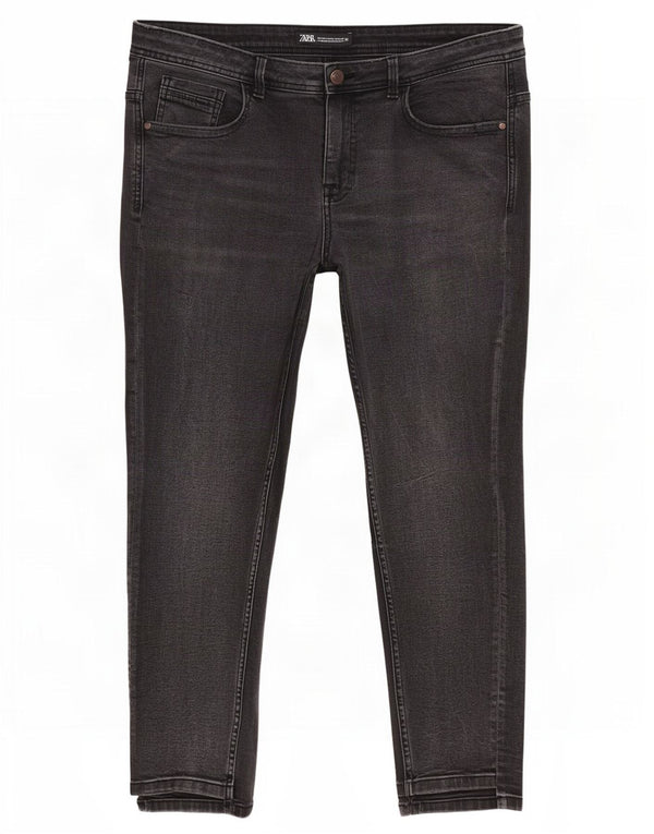 Женские джинсы скинни Zara EU 46 XL W36 L27 Серый хлопок