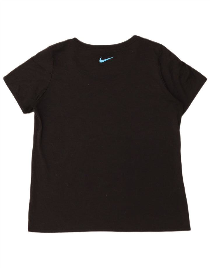 Мужская футболка с рисунком Nike Dri Fit Top XL, черная