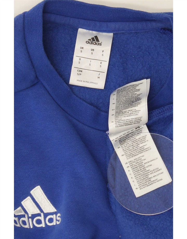Мужской свитер Adidas, маленький синий хлопковый джемпер