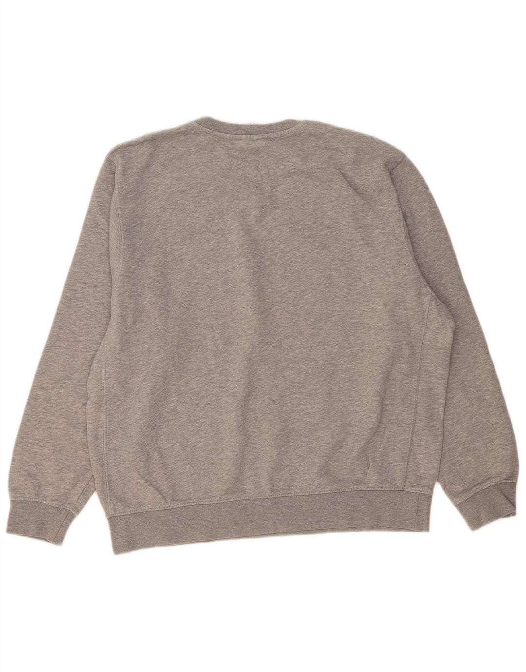 Мужской свитер с рисунком Nike, большой серый хлопковый джемпер