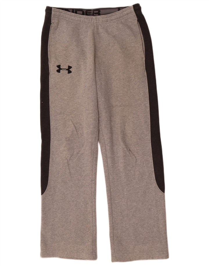 Мужские спортивные брюки Under Armour Cold Gear, маленькие серые с цветными блоками