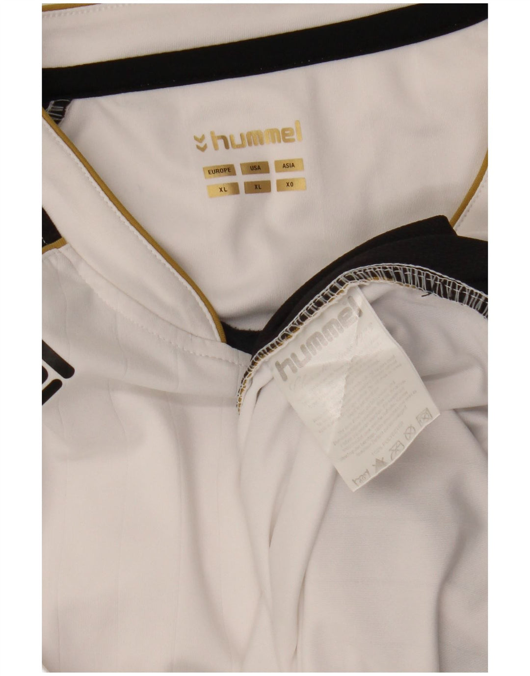 HUMMEL Мужской топ с длинным рукавом XL, белый, цветной блок