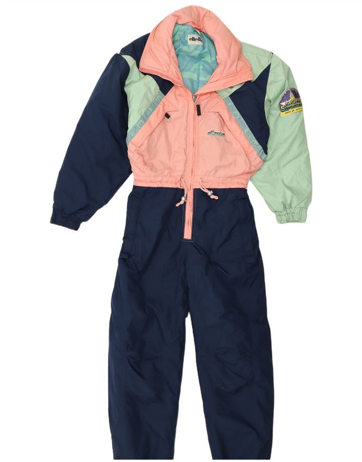 Женский лыжный комбинезон Ellesse IT 42, средний, разноцветный, с цветными блоками